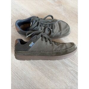 Lems Chillum Shoes Mens 8.5 Womens 10 Green Spruce Lace Up Casual Sneakers Eco